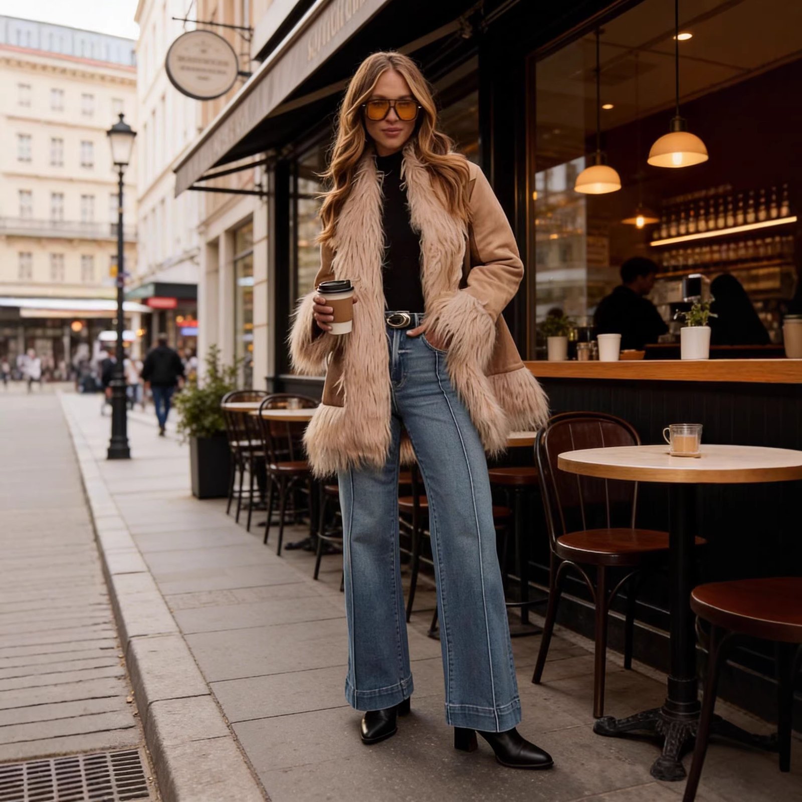 New Womens Mid-rise Bootcut Jeans - Image 3