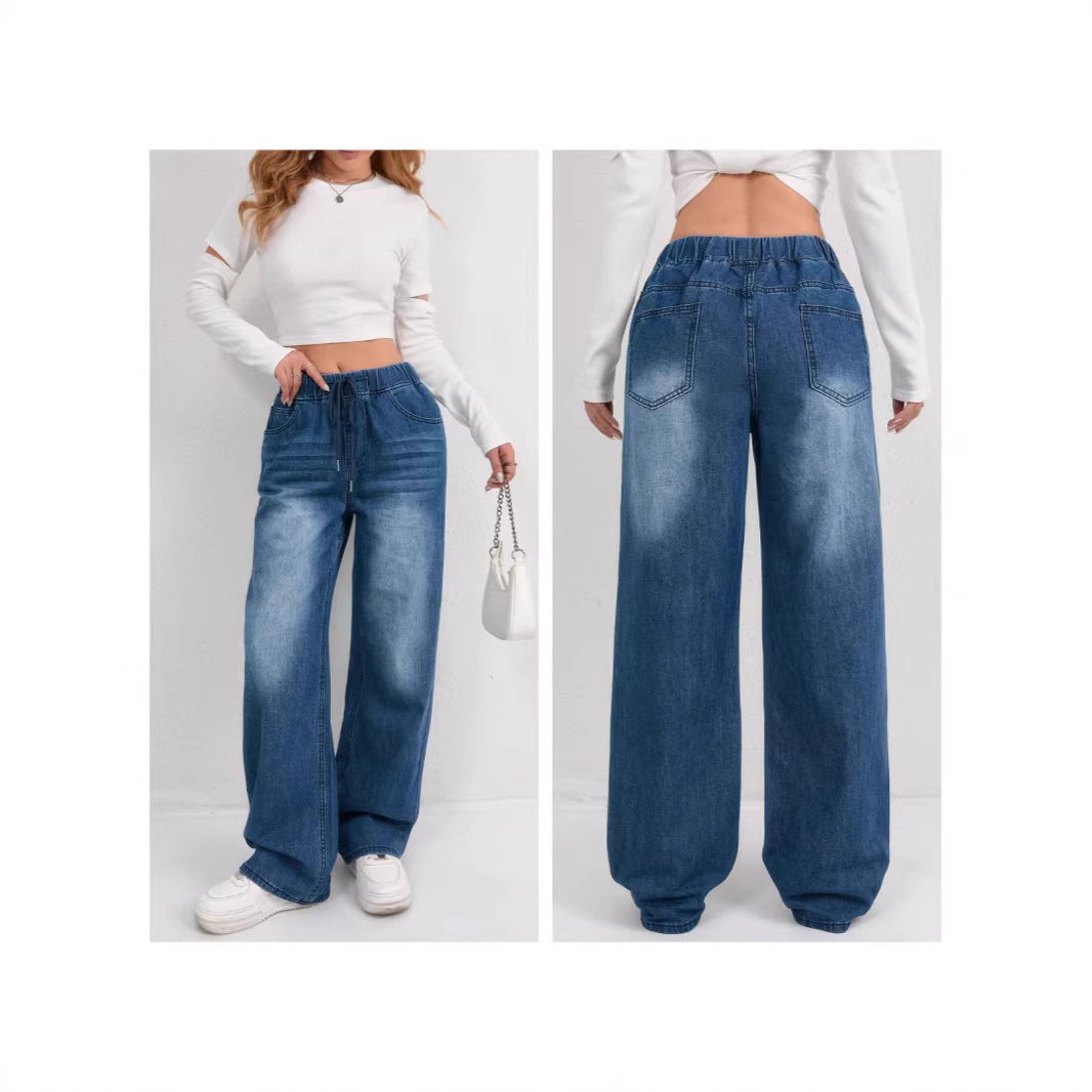 Straight-Leg Denim Jeans For Women - Image 4
