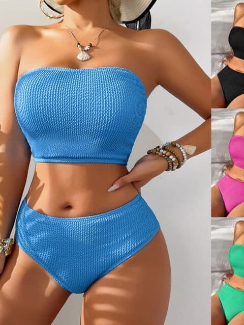 High Waist Bikini Women's Seperated Swimwear