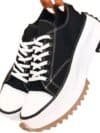 Chunky Platform Canvas Sneakers